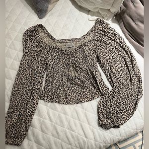 Urban Outfitters cheetah print top